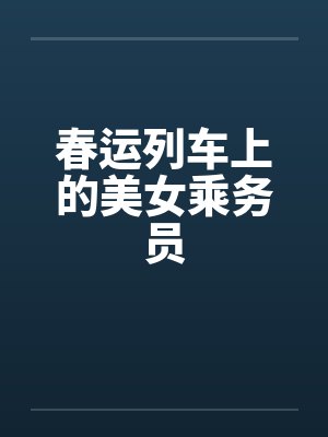 春运列车上的美女乘务员